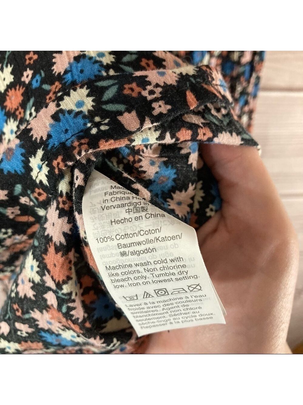 MADEWELL Ruffle Yoke Prairie Top Spring Floral - Picture 14 of 14
